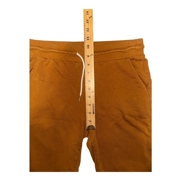 MATE the Label Rust Fleece Jogger Sweatpants, Small - Picture 5 of 8